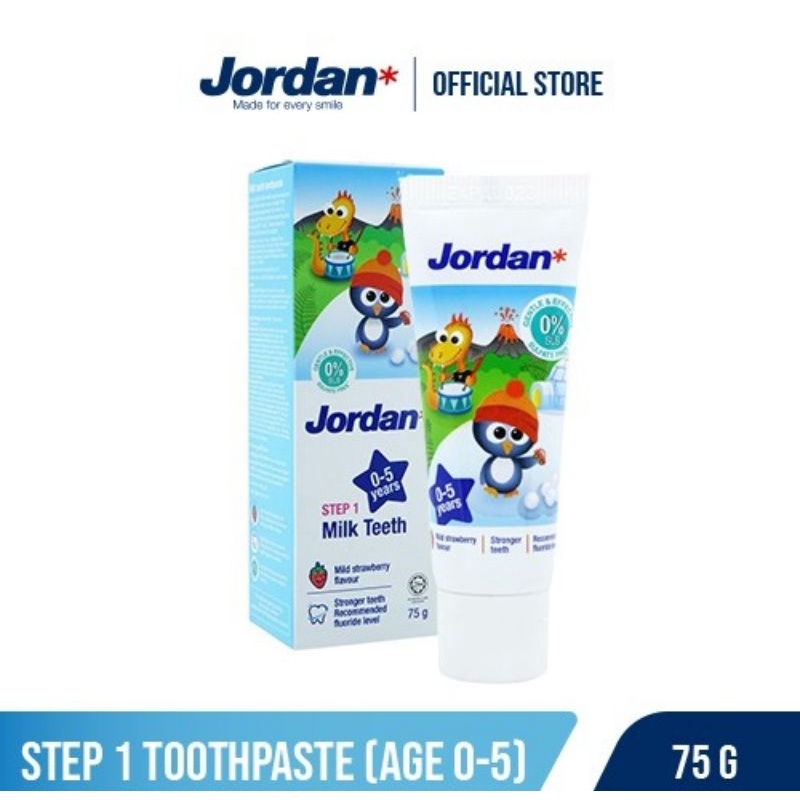 JORDAN TOOTHPASTE STEP 1&2