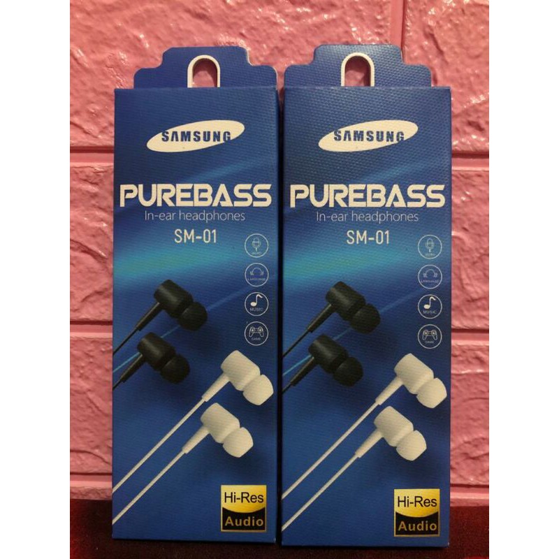 HEADSET HENFREE HEASNFREE ENJOY MUSIK SAMSUNG SM-01 PUREBASS