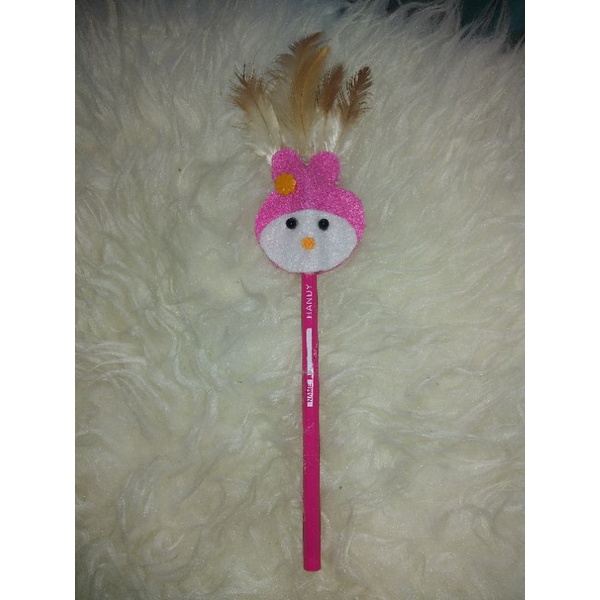 

pensil bulu ayam kelinci