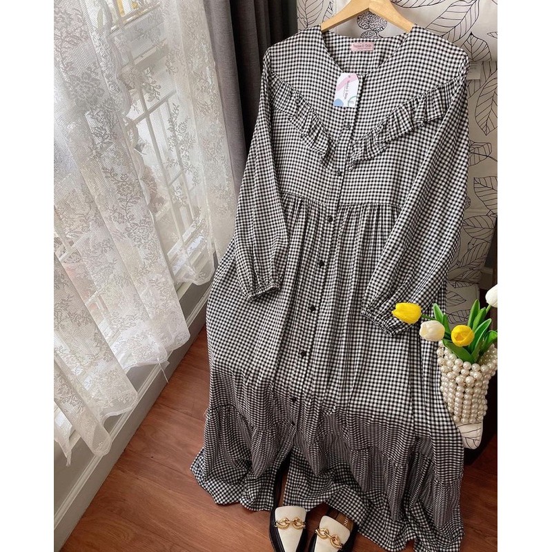 HAYYA GINGHAM BLACK BY HAIDEE ORLIN