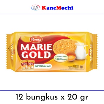 

Roma Marie Gold Easy Portion Pack isi 12 bungkus x 20 gr