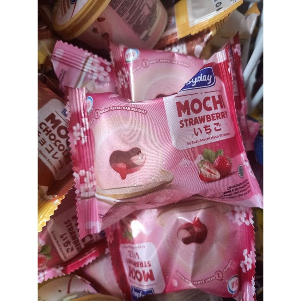 joyday ice cream mochi strawberry & choco