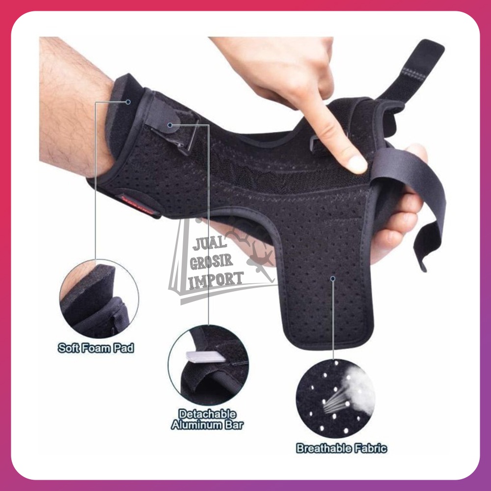 Drop Ankle foot Support Brace Plantar Fasciitis Orthosis AFO Dorsal  Night Splint