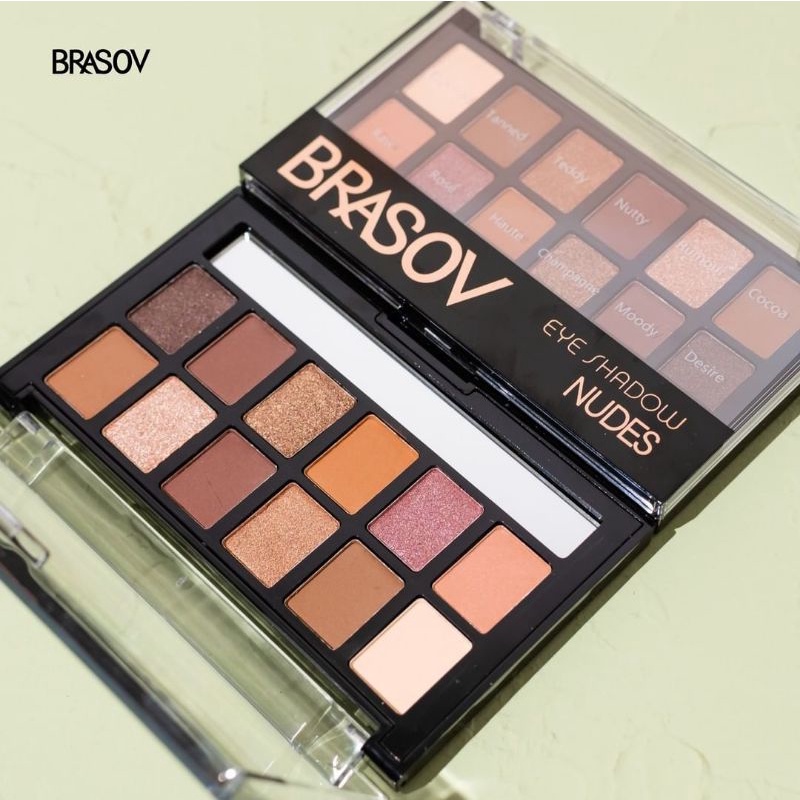 BRASOV Eyeshadow Palette 12 Colors | Nudes