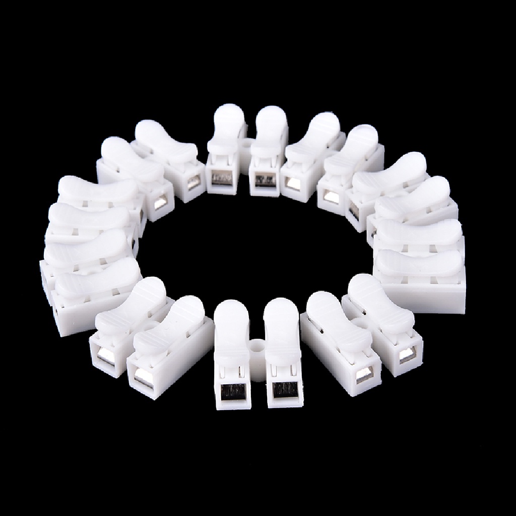 50pcs / lot Blok Terminal Universal Tipe 2p