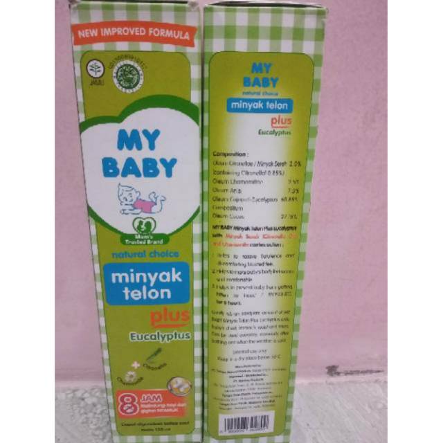 My Baby Minyak Telon Plus, Longer Protection, Lavender 60ml, 90ml, 150ml