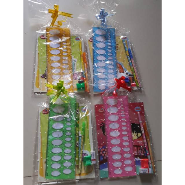 

Paket alat tulis set stationery set souvenir ulang tahun anak