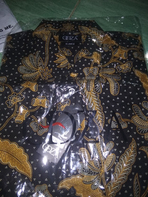 Odza Batik Lengan Pendek Modern Pria Kekinian Distro Baju Kemeja Batik Pekalongan Premium Modern