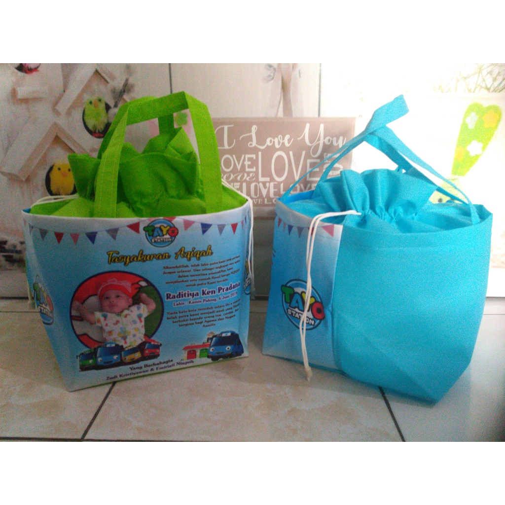 

PO Tas Hajatan Mengenang | Tahlilan | Tasyakuran | Aqiqah Model Serut Printing Warna