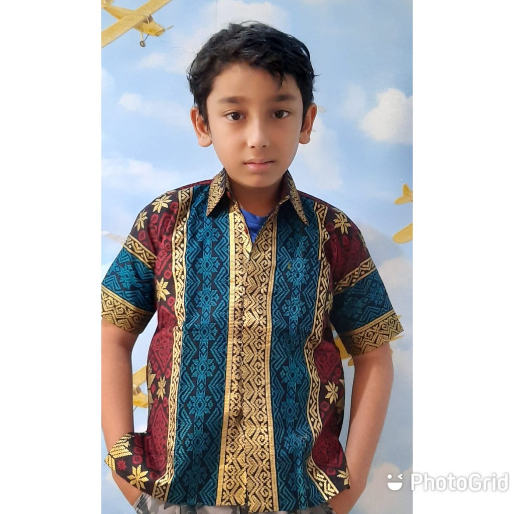 KEMEJA ANAK  MALIKA TOSCA  ADELLE  DAHAYU SONGKET/COUPLE SONGKET