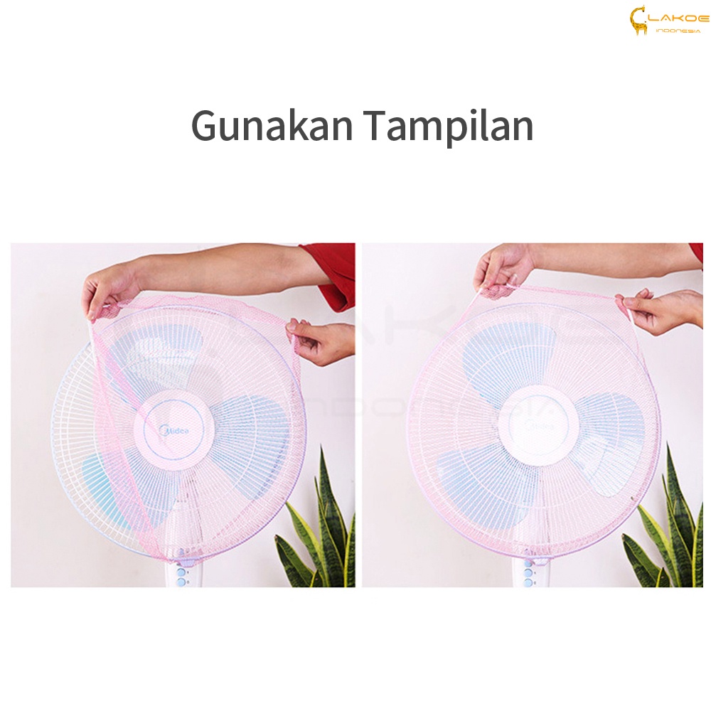 LAKOE Sarung Pelindung Kipas Angin / Penutup Kipas Angin Jaring / Fan Cover