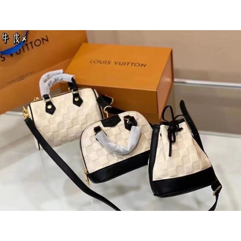 tas fashion import slingbag LV mini set 3in1 free box