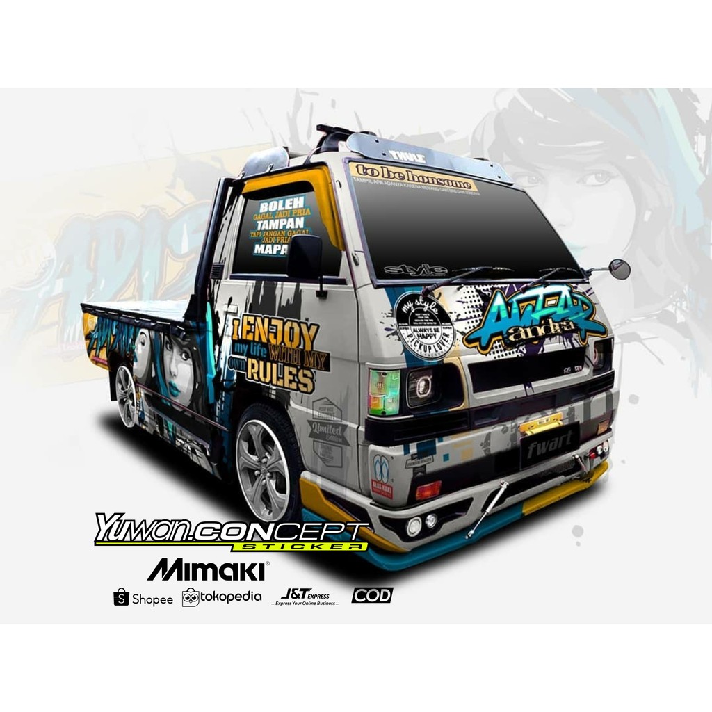 Jual DECAL L300 PICKUP MODIFIKASI ALL PICKUP Indonesia Shopee Indonesia Jual DECAL L300 PICKUP MODIFIKASI ALL PICKUP Indonesia Shopee Indonesia