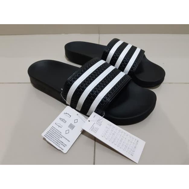 adilette slides black