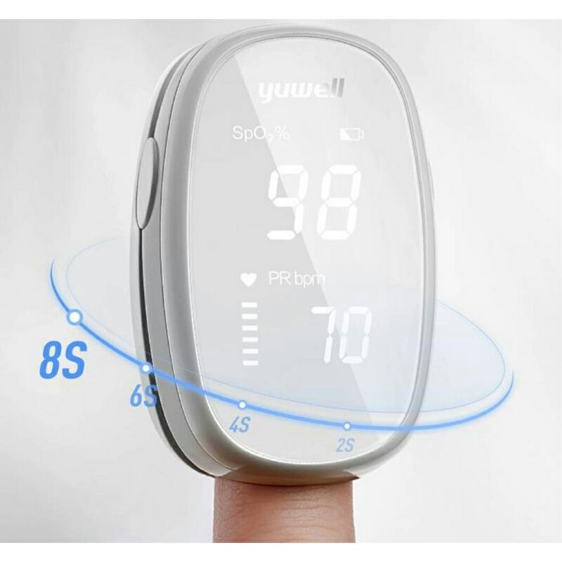 Yuwell Pengukur Detak Jantung Kadar Oksigen Fingertip Pulse Oximeter YX102