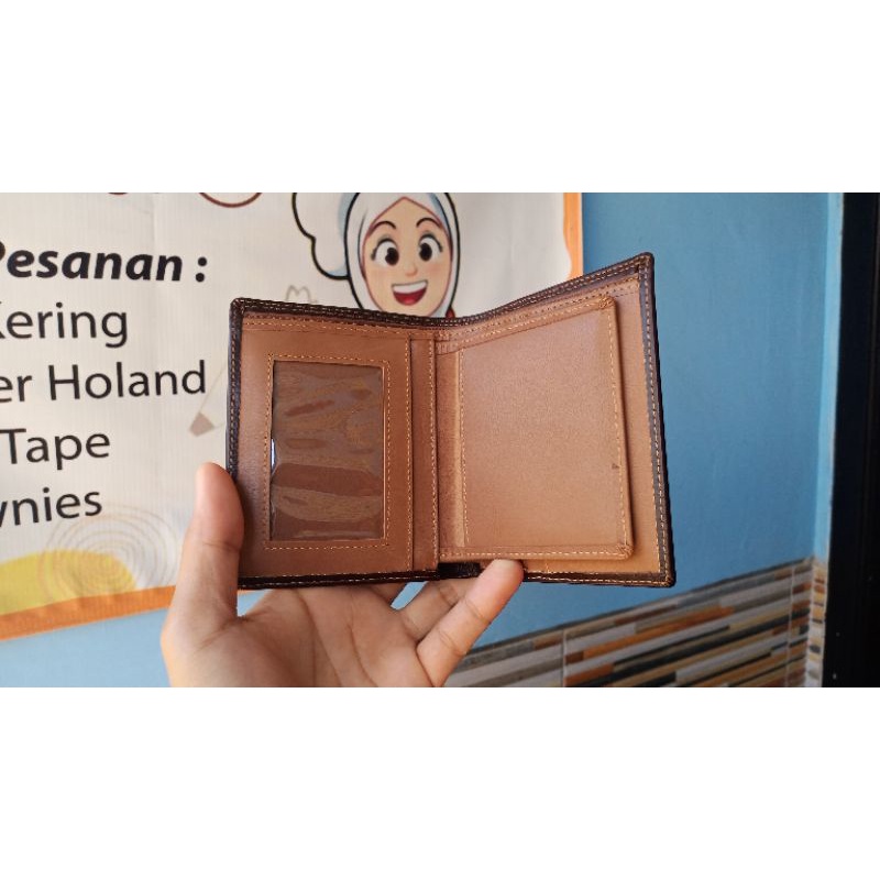 Dompet Pria Kulit Asli Model Berdiri Full Kulit 100%original