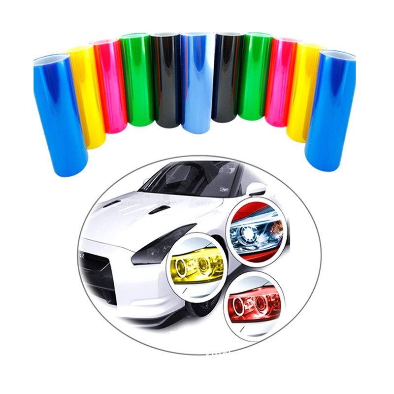 Stiker Skotlet Lampu Kabut Hybrid Glossy 30x60cm Untuk Mobil / Motor