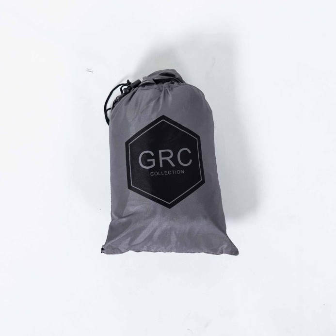 Cover motor / sarung motor jumbo polos silver / GRC - 1701