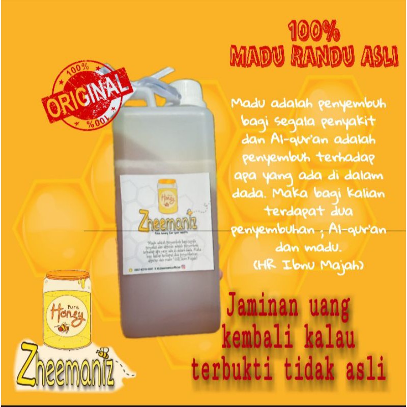 

Madu Murni Asli randu 1 kg (Nektar bunga Randu)