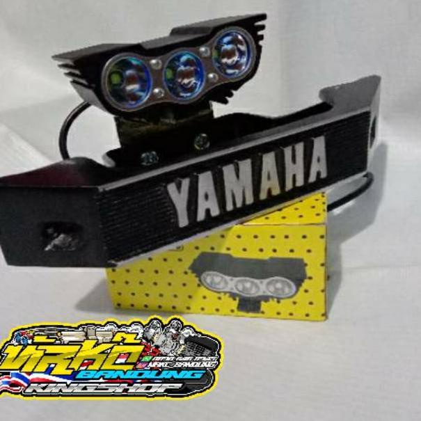 Promo.. Lampu led rx king 3 mata +kumis yamaha ( WAJIB PAKAI AKI / ARUS DC ) KQF