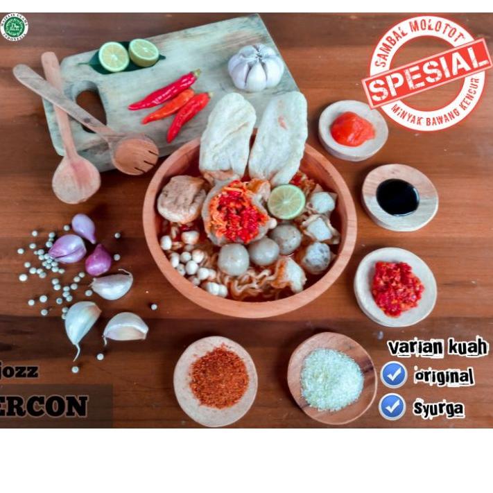 

Import Terbaik/TERLARIS/〖5.5 Fasion sale〗/5.5 Brands Festival/〖Bisa COD〗 Baso aci jozz bakso aci mercon isi suir ayam pedas spesial sambal molotot 【FRE⚡H】