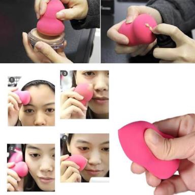 `ღ´ PHINKL `ღ´ Beauty blender  spons  buy 1 get 1 sponge aplikasi  bedak foundation bb cream