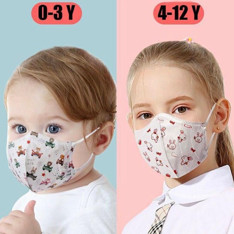 [KODE PRODUK 90QYM4496] MASKER ANAK KN95 5PLY ISI 10 PCS /MASKER KN95 ANAK