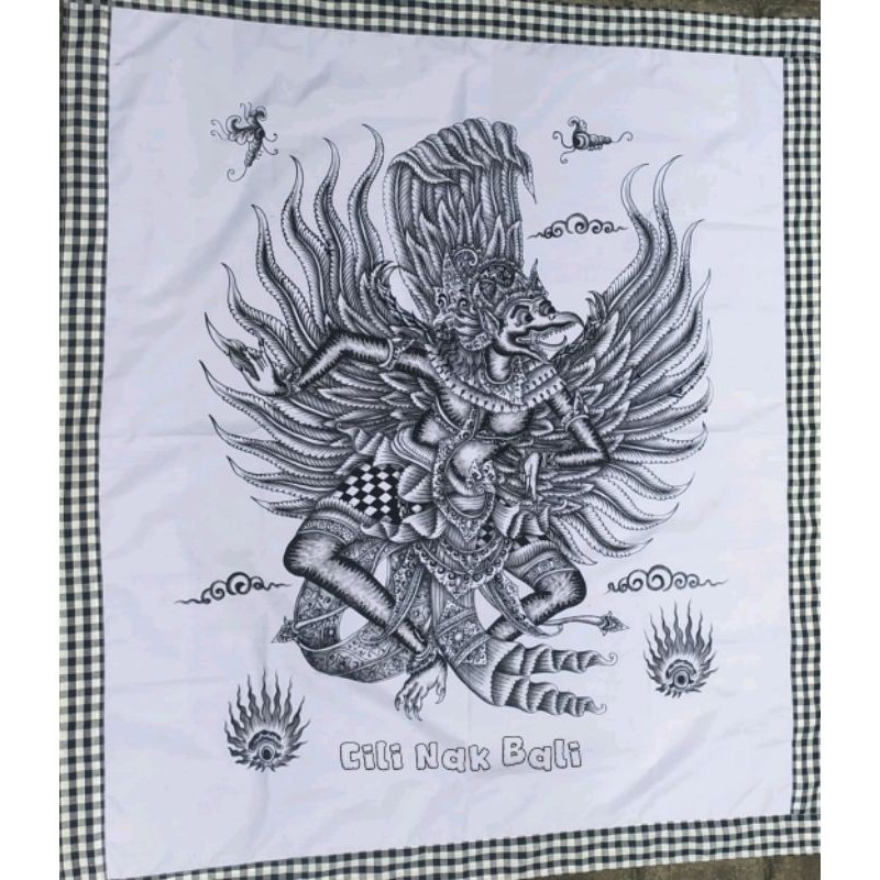 Bendera Kober Bali Lukis