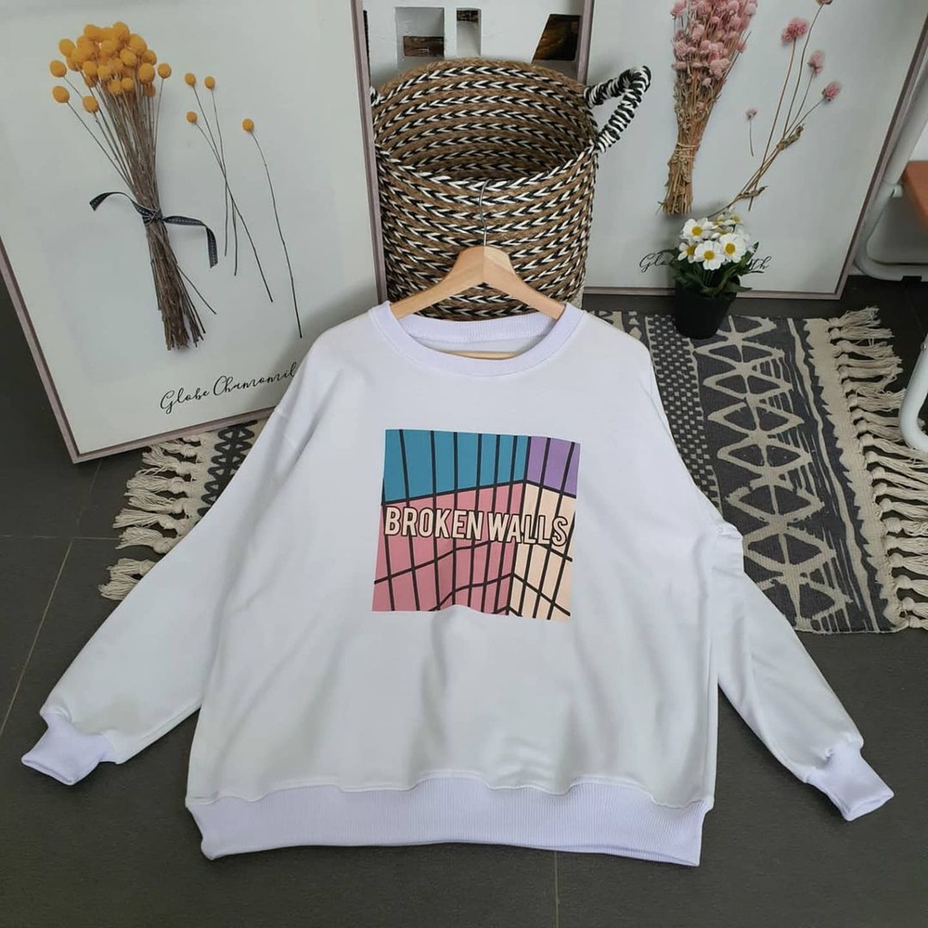 Broken Wals Sweater - Sweater Pria dan Wanita XXL