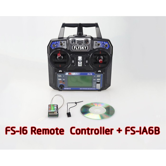 Jual Flysky FSi6 6CH Transmitter FSiA6B Receiver support Telemetry