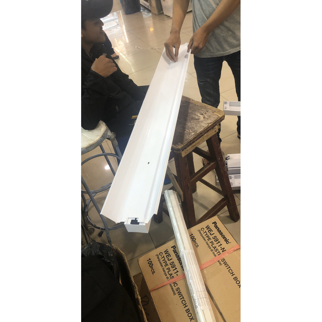 SATU SET LAMPU TL PHILIPS 36W 36 W 36WATT KAP 1X36