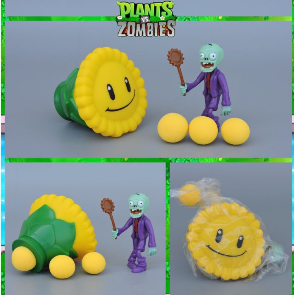 J3 - Mainan Plants vs zombies shooting