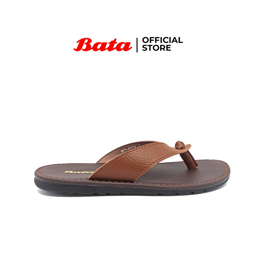 Bata Sandal Pria Slav Brown - 8714178