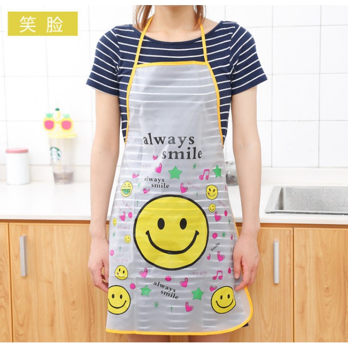 GOS -H202- Celemek Masak Karakter Anti Air - Celemek Motif Apron Waterproof - Celemek Karakter