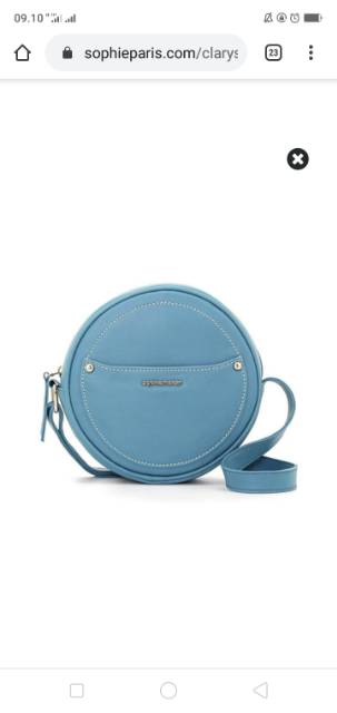 Tas clarysa blue bag sophieparis