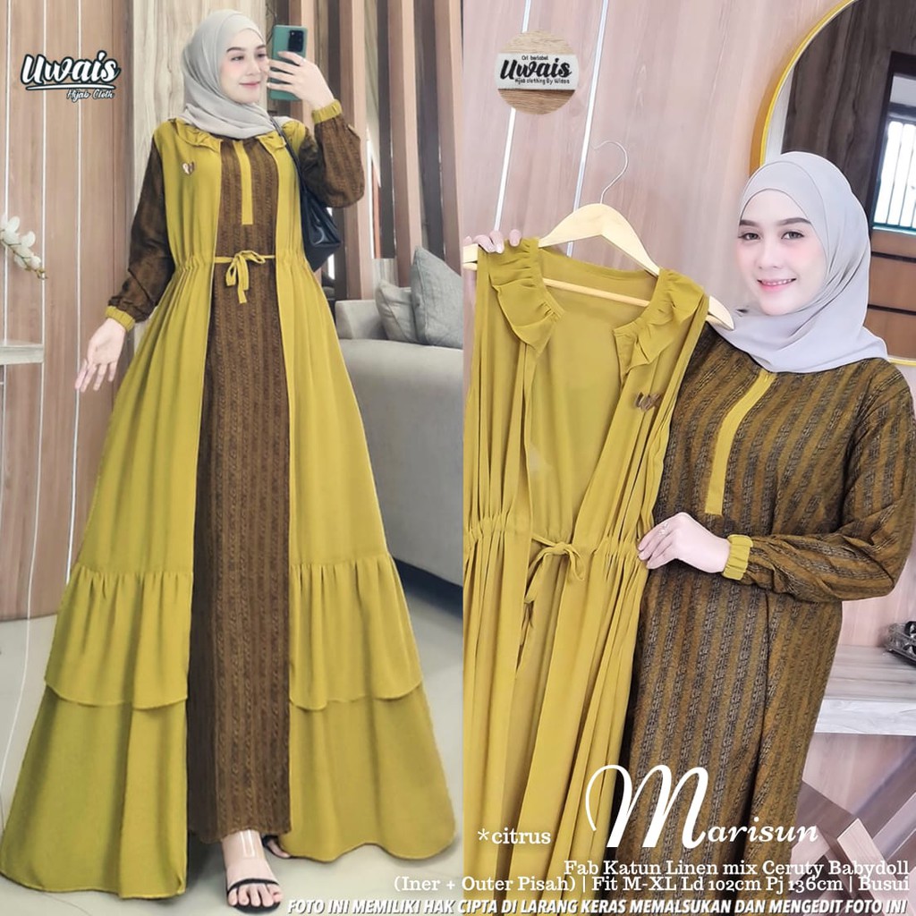 UWAIS GAMIS ORIGINAL | NEW ARRIVAL MARISUN DRESS