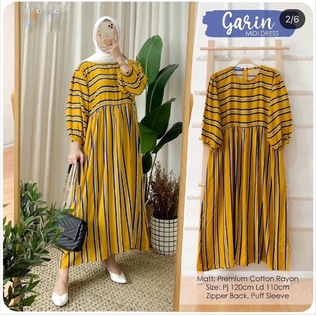 GARIN MIDI RAYON VISCOSE PREMUM TERMURAH