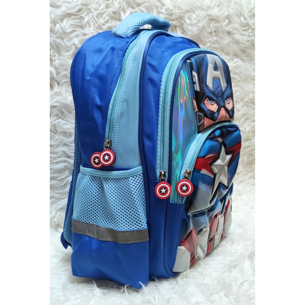 Tas ransel sekolah anak SD BATMAN CAPTAIN SPIDERMAN IRONMAN backpack for school boy toko asemka