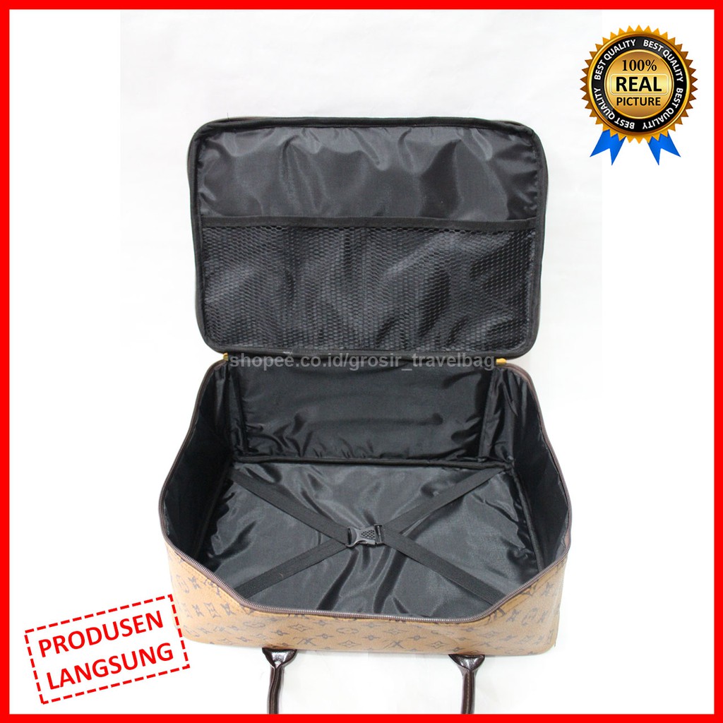 Travel Bag Premium LVP-10 / Tas Pakaian Kualitas Premium / Travel Bag Bahan Kulit PU Import / Tas Mu