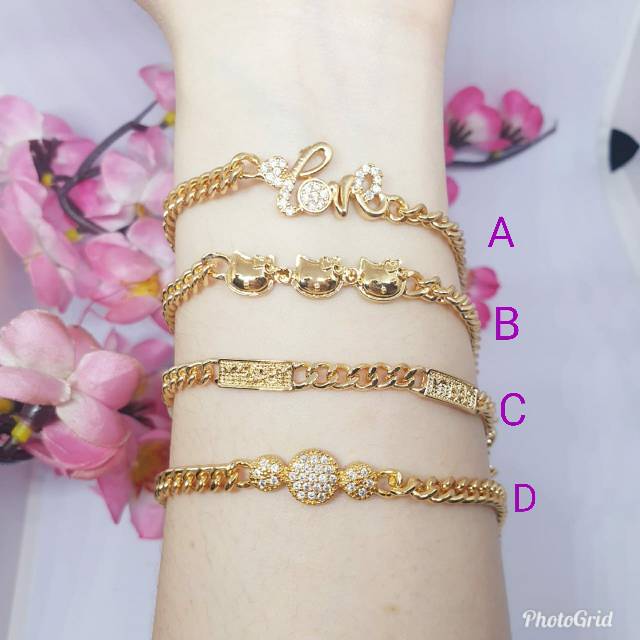 Gelang Rantai GRA-06 korea anak-anak xuping uk 14cm