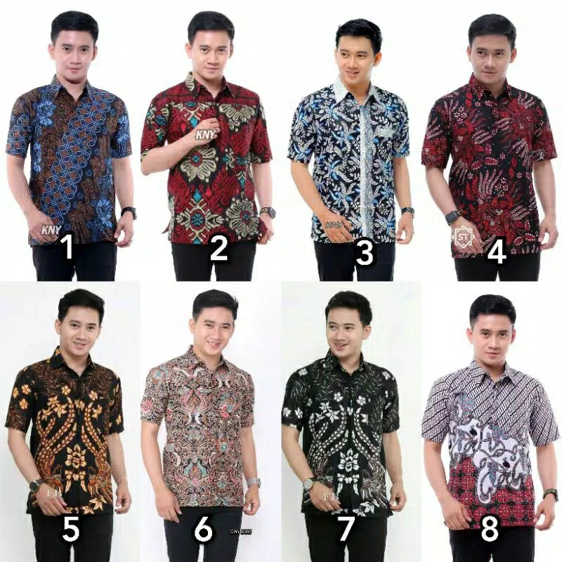 Baju Batik Pria Hitam Manis