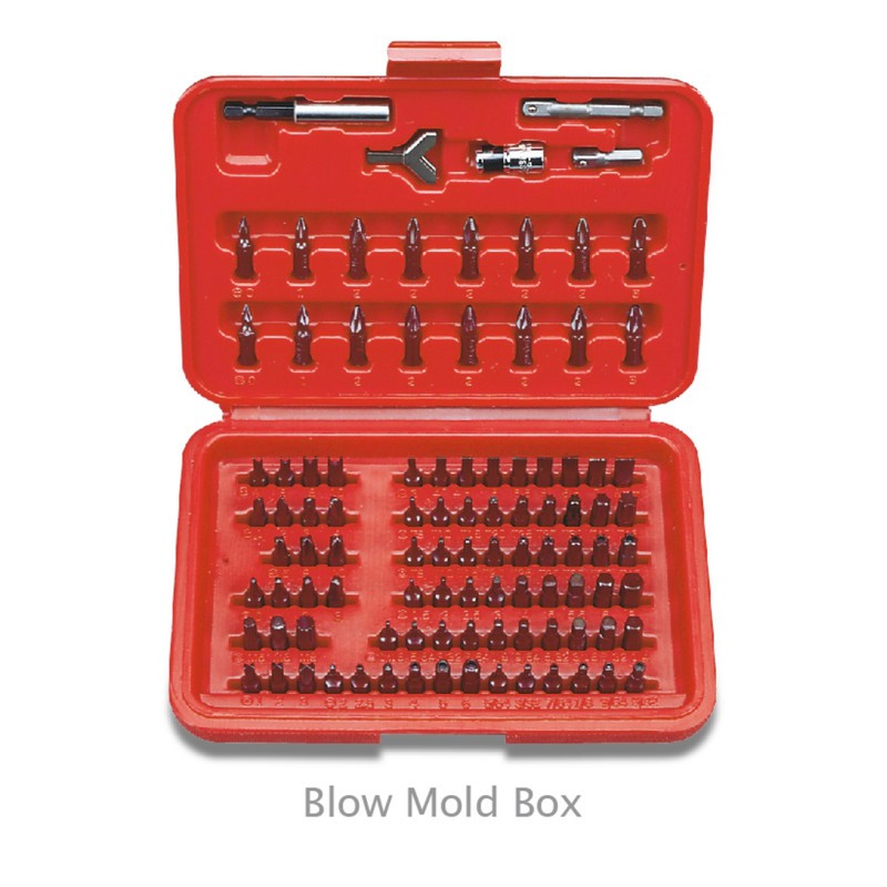 GESTAR-Set Obeng 100 Screwdriver bits set w/ blow case