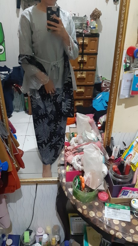 Ready 5 Warna - Batik Couple Granada Tile Mutiara