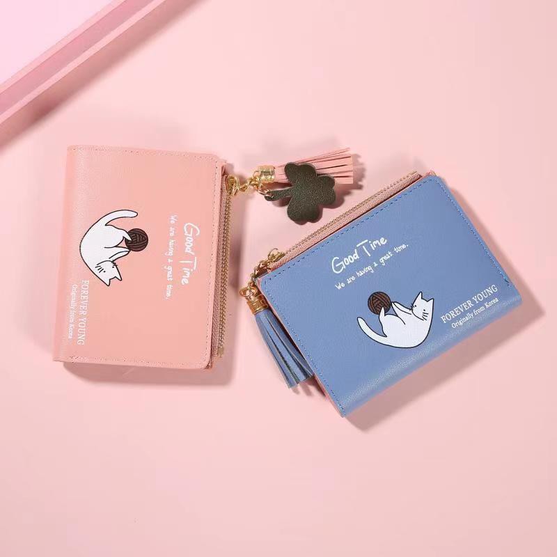 (27AN.ID) Dompet Lipat Wanita AS3011 Dompet Wanita import Murah Lipat Kecil Lucu & Cantik Real Pict-6