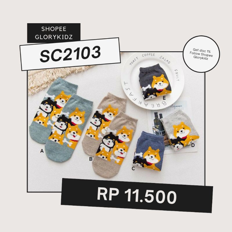 Glorykidz SC2101 Kaos Kaki Anak Usia 7 Tahun kaus kaki anak Tebal Motif