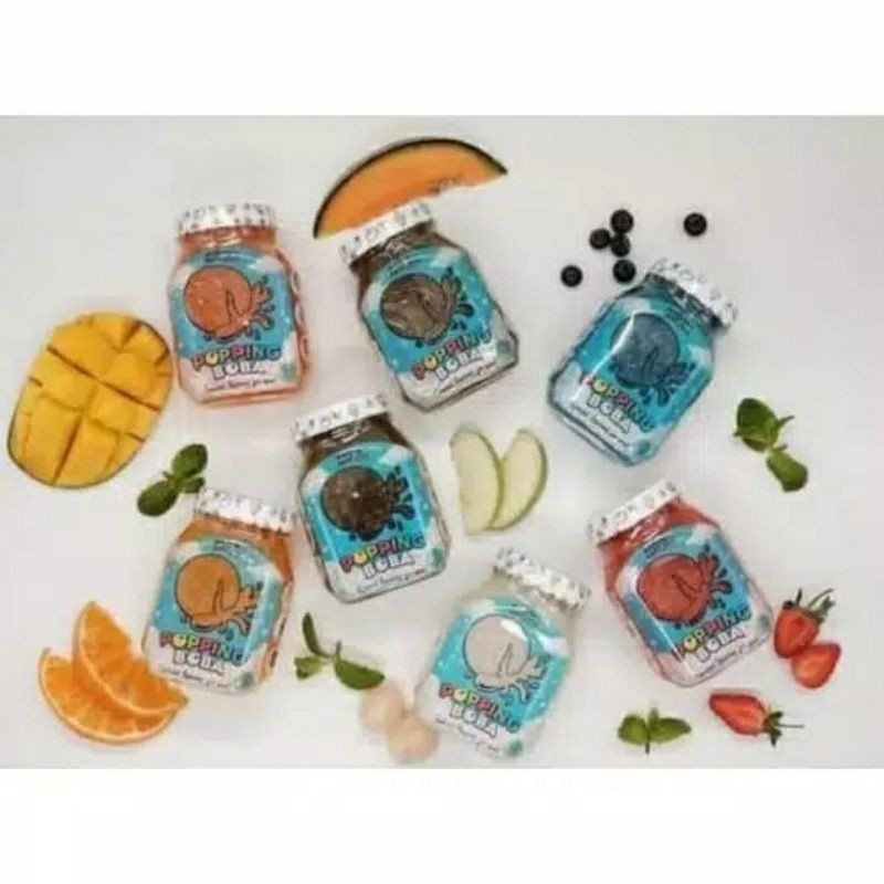 

Toping Popping Boba Bandung 500 gram Aneka Rasa Nata Jelly FRESH
