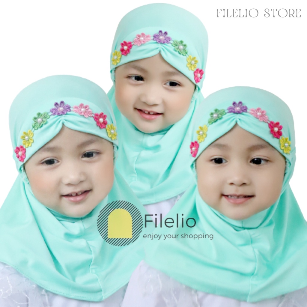 TERMURAH Kerudung Anak 1 tahun Melati Rainbow Hijab Anak 2 Tahun Murah Terbaru Krudung Anak Bayi