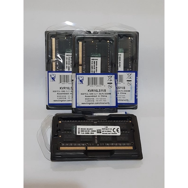 Sodim Kingston Ddr3L 8Gb 12800 / Sodim Pc3L - 8Gb