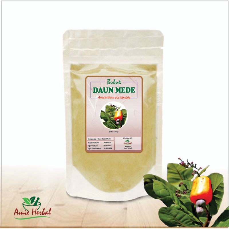 

Bubuk Daun Jambu Mede/Anacardium occidentale. Organic Herb, 250 gram.