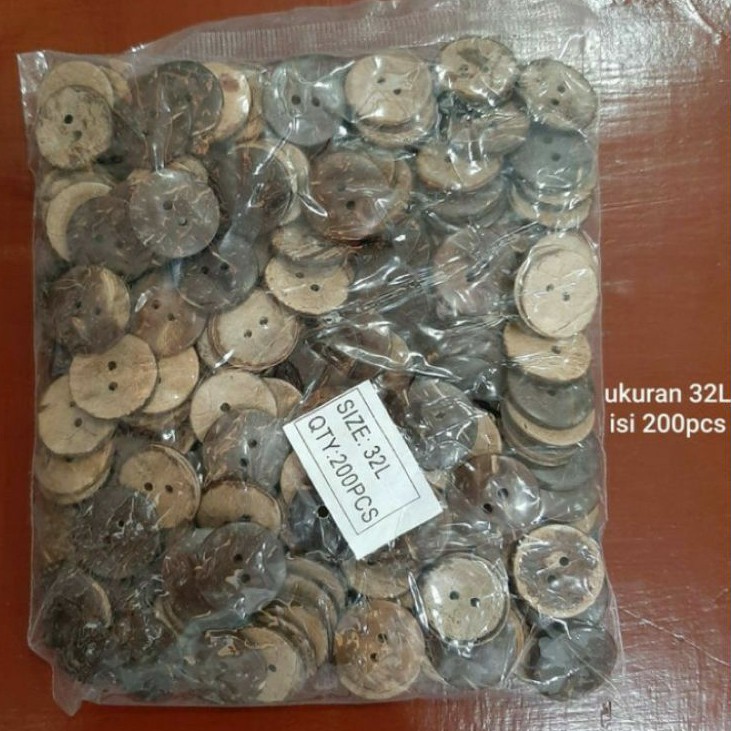 kancing batok 32L(2,1cm) 200pcs